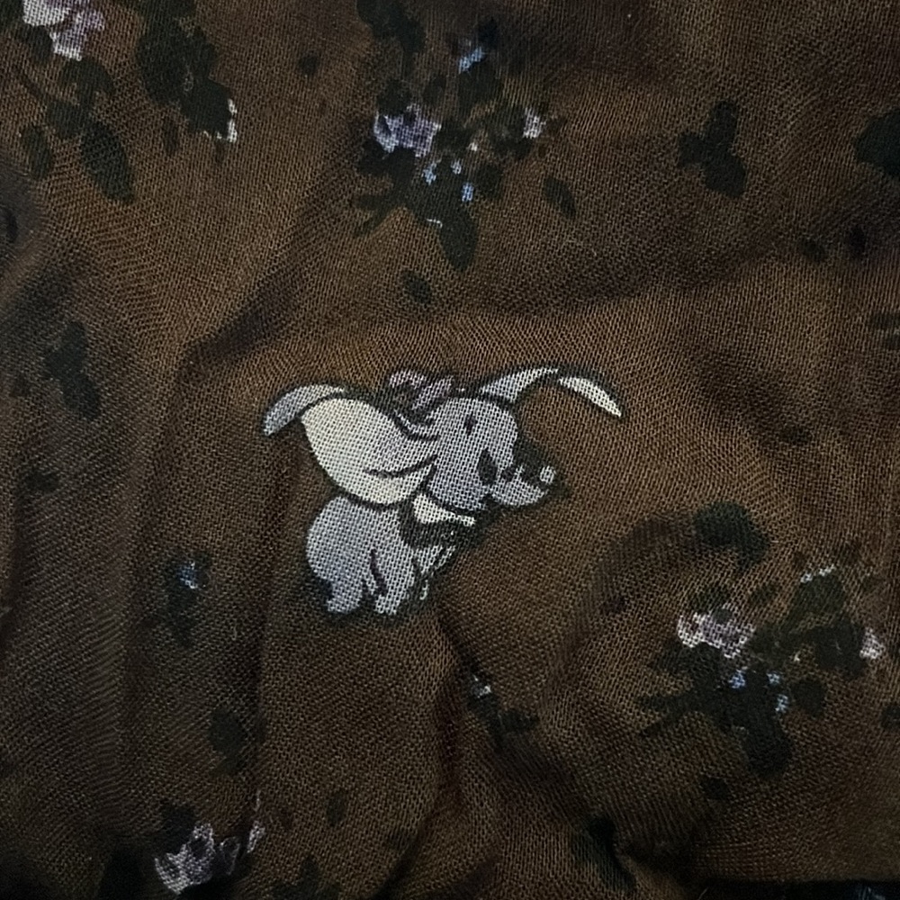 COACH Disney Dumbo Scarf Triangular with tassels on ends OS New without Tags